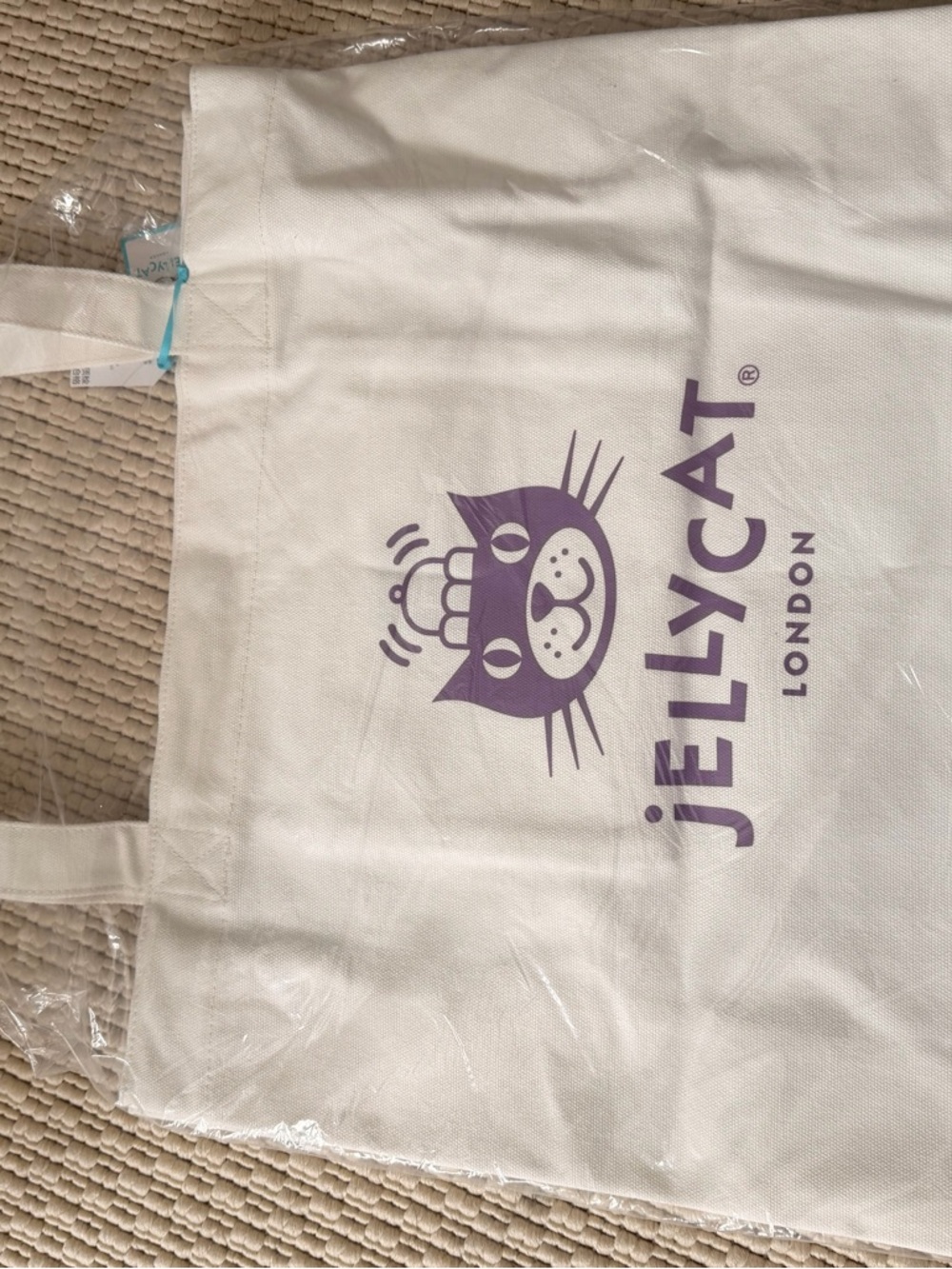 Jellycat limited edition eggplants tote bag